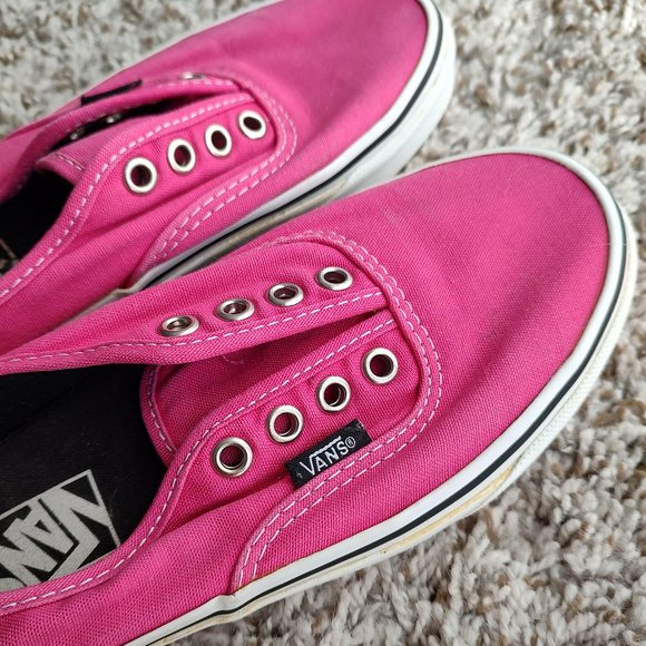 Pink Authentic Vans - Picture 8 of 12